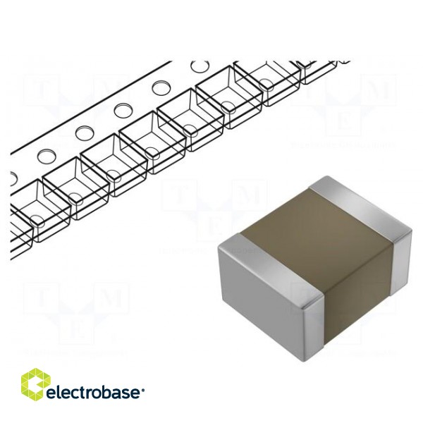 Capacitor: ceramic | MLCC | 100nF | 6.3V | X5R | ±10% | SMD | 0201