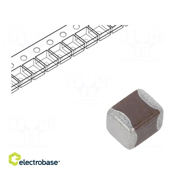 Capacitor: ceramic | MLCC | 22uF | 16V | X7R | ±20% | SMD | 1210