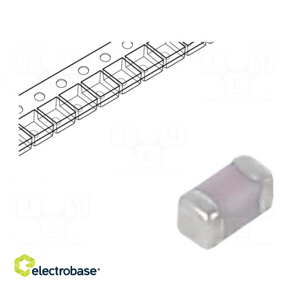 Capacitor: ceramic | MLCC | 12pF | 50V | C0G (NP0) | ±1% | SMD | 0402