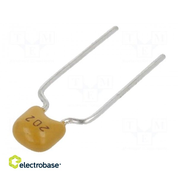 Capacitor: ceramic | 2nF | 50V | X7R | ±10% | THT | 5mm