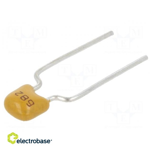 Capacitor: ceramic | 6.8nF | 100V | X7R | ±10% | THT | 5mm