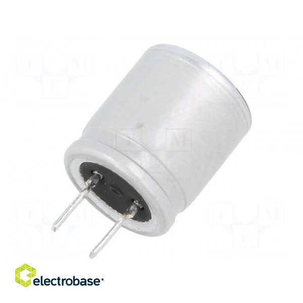 Capacitor: electrolytic | low ESR | SMD | 100uF | 50VDC | Ø8x10.2mm image 2