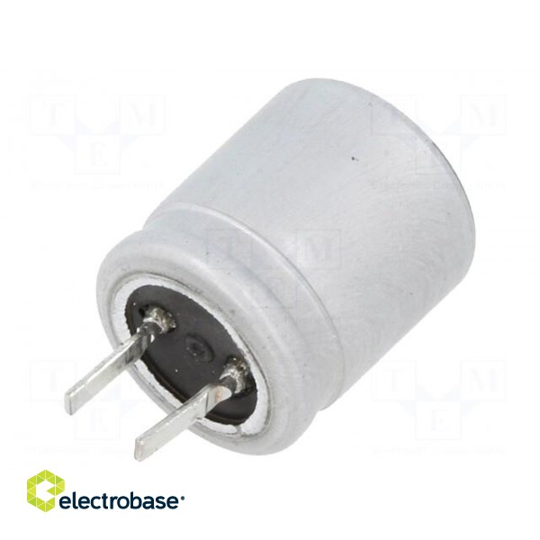 Capacitor: electrolytic | low ESR | SMD | 220uF | 35VDC | Ø8x10.2mm paveikslėlis 2