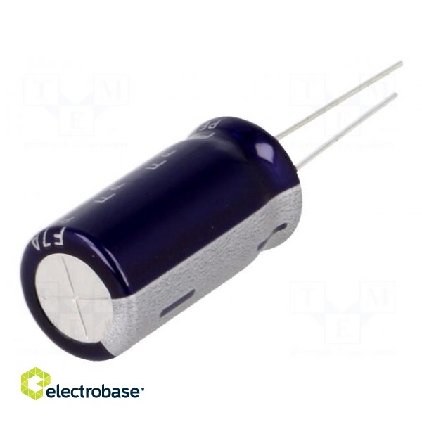 Capacitor: electrolytic | low ESR | THT | 22uF | 400VDC | Ø12.5x25mm