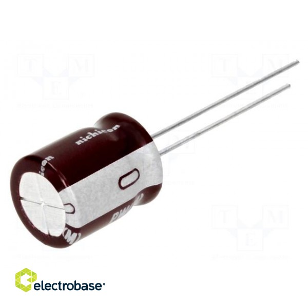Capacitor: electrolytic | low impedance | THT | 56uF | 6.3VDC | Ø5x7mm