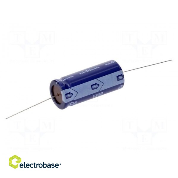 Capacitor: electrolytic | THT | 22uF | 50VDC | Ø6.3x12mm | ±20% | 85mA