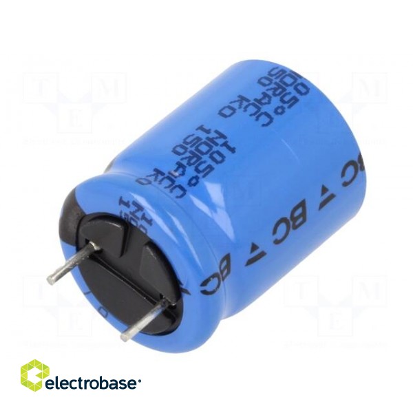 Capacitor: electrolytic | THT | 1000uF | 35VDC | Ø16x20mm | Pitch: 7.5mm image 1