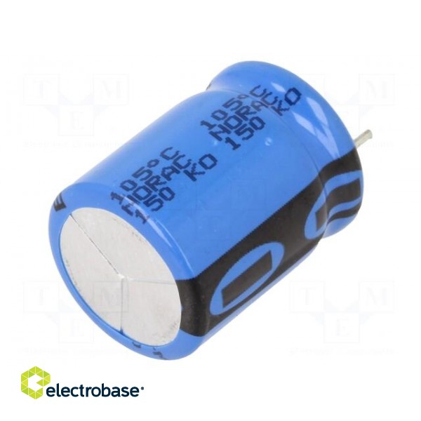 Capacitor: electrolytic | THT | 1000uF | 35VDC | Ø16x20mm | Pitch: 7.5mm image 2
