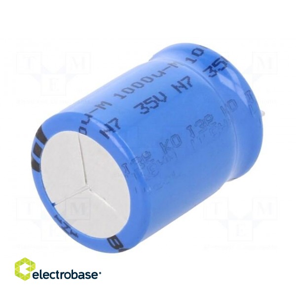 Capacitor: electrolytic | THT | 1000uF | 35VDC | Ø16x20mm | Pitch: 7.5mm image 1