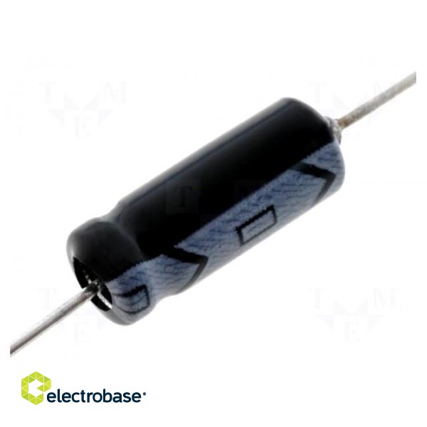 Capacitor: electrolytic | THT | 220uF | 100VDC | Ø13x31mm | Leads: axial