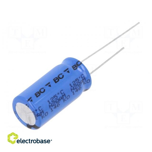 Capacitor: electrolytic | THT | 2.2mF | 16VDC | Ø12.5x25mm | Pitch: 5mm