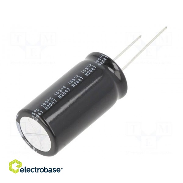 Capacitor: electrolytic | low ESR | THT | 3300uF | 35VDC | Ø18x35.5mm