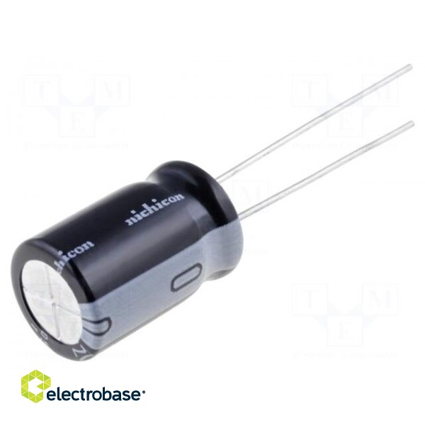 Capacitor: electrolytic | THT | 22uF | 200VDC | Ø10x20mm | Pitch: 5mm