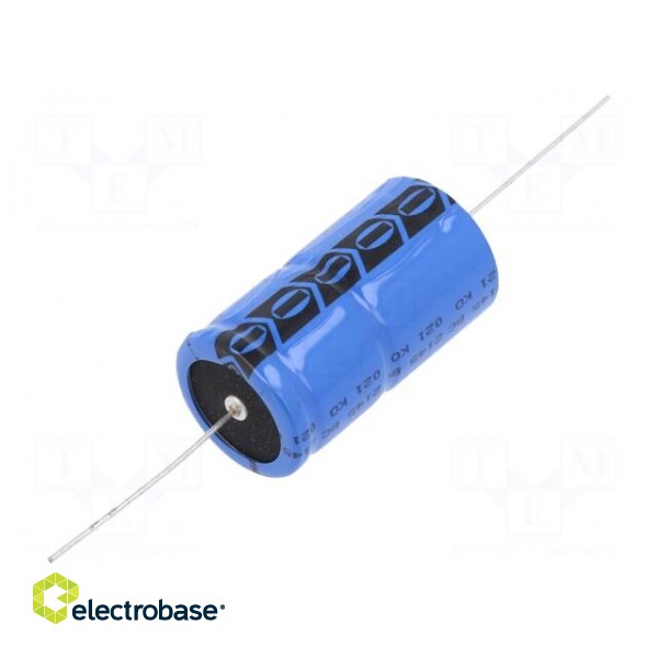 Capacitor: electrolytic | THT | 4.7mF | 40VDC | Ø21x38mm | ±20% | 8000h