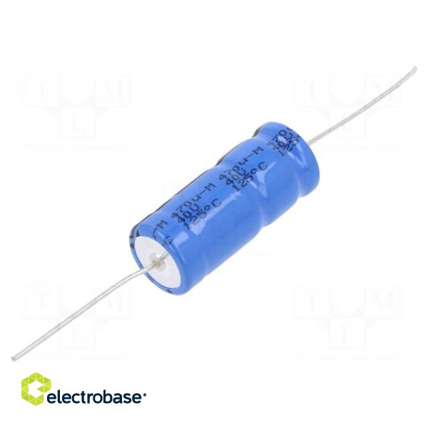 Capacitor: electrolytic | THT | 470uF | 40VDC | Ø12.5x30mm | ±20% | 8000h