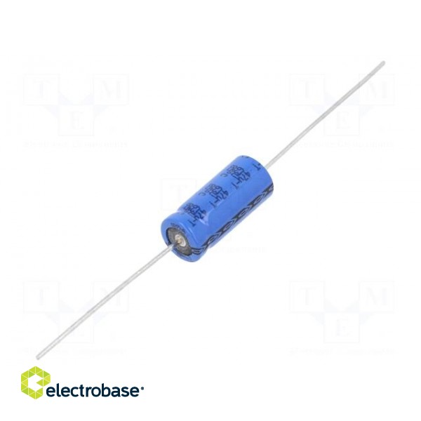 Capacitor: electrolytic | THT | 47uF | 63VDC | Ø8x18mm | ±20% | 3000h