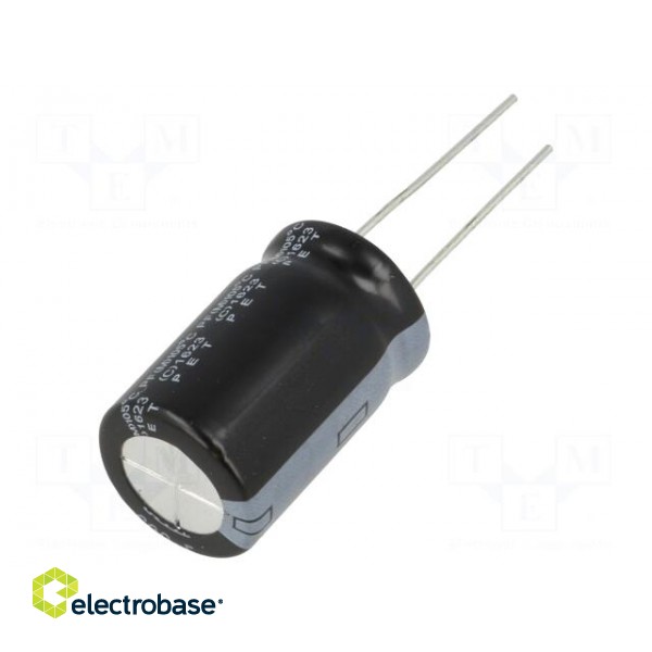 Capacitor: electrolytic | THT | 680uF | 63VDC | Ø16x35.5mm | ±20% | 2000h