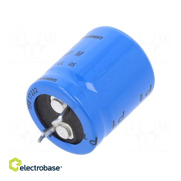 Capacitor: electrolytic | SNAP-IN | 2.2mF | 40VDC | Ø22x25mm | ±20%