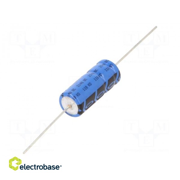 Capacitor: electrolytic | THT | 100uF | 63VDC | Ø10x25mm | ±20% | 4000h