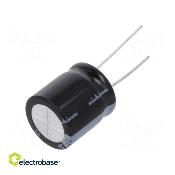 Capacitor: electrolytic | THT | 150uF | 200VDC | Ø18x25mm | Pitch: 7.5mm
