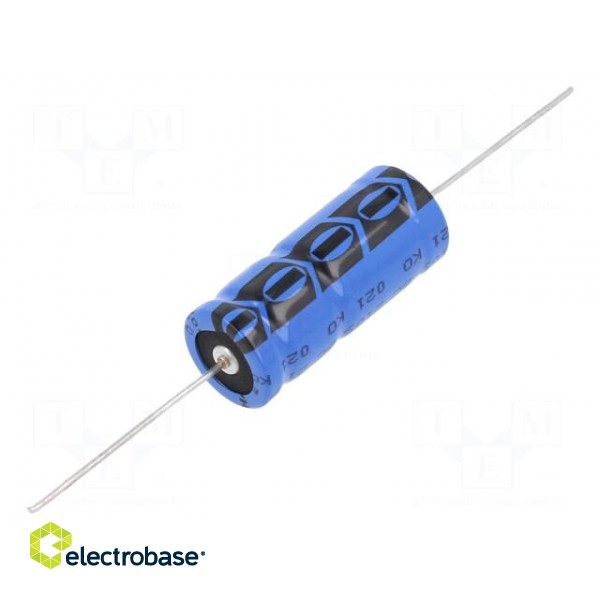 Capacitor: electrolytic | THT | 1mF | 40VDC | Ø12.5x30mm | ±20% | 8000h