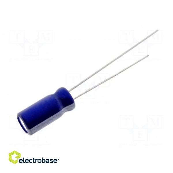 Capacitor: electrolytic | THT | 4700uF | 50VDC | Ø22x41mm | Pitch: 10mm