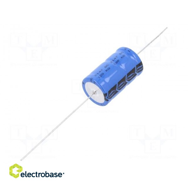 Capacitor: electrolytic | THT | 470uF | 63VDC | Ø18x30mm | ±20% | 8000h