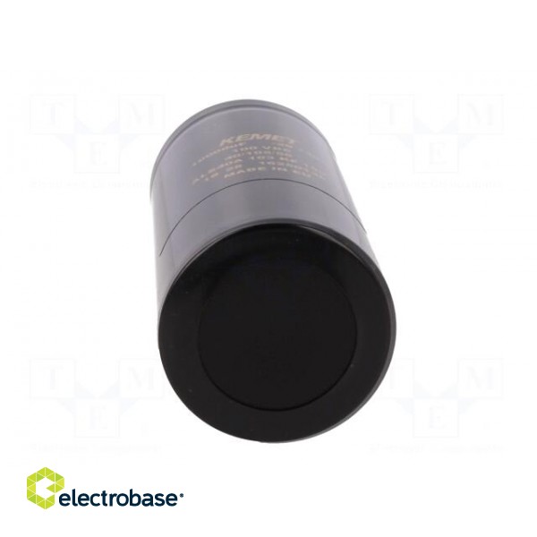Capacitor: electrolytic | 10mF | 100VDC | Ø51x105mm | Pitch: 22.2mm image 5