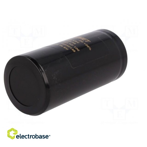 Capacitor: electrolytic | 10mF | 100VDC | Ø51x105mm | Pitch: 22.2mm image 6