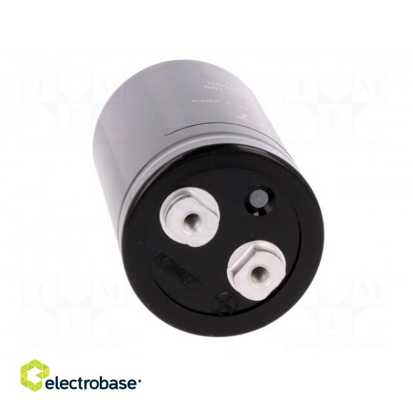 Capacitor: electrolytic | 10000uF | 100VDC | Leads: screw | ESR: 28mΩ image 9