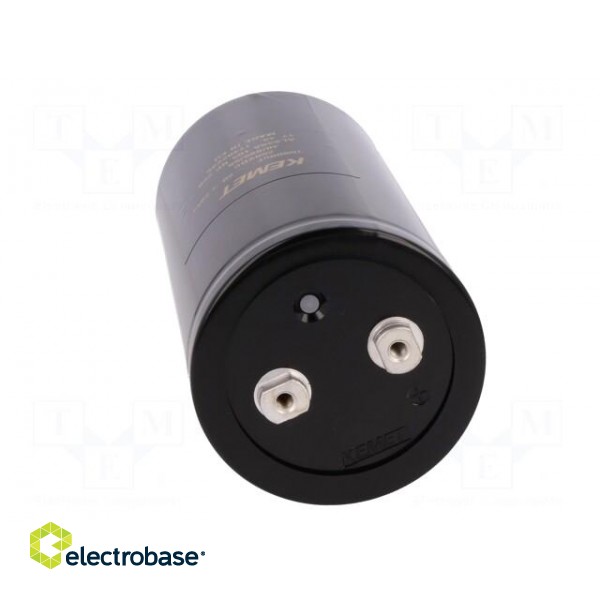 Capacitor: electrolytic | 10mF | 250VDC | Ø77x146mm | Pitch: 31.8mm paveikslėlis 9