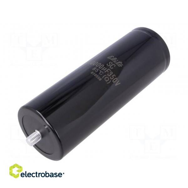 Capacitor: electrolytic | 10000uF | 350VDC | --10÷+30% | M5 | 2000h paveikslėlis 1