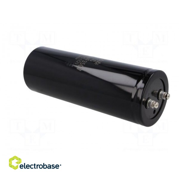 Capacitor: electrolytic | 10000uF | 350VDC | --10÷+30% | M5 | 2000h фото 4