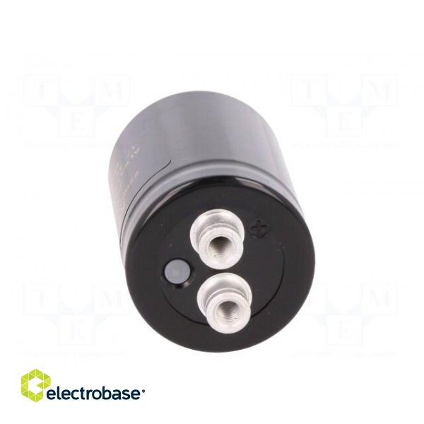 Capacitor: electrolytic | 2200uF | 100VDC | Leads: screw | ESR: 69mΩ paveikslėlis 5