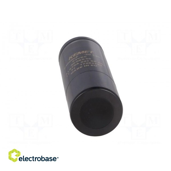 Capacitor: electrolytic | 24mF | 63VDC | Ø36x105mm | Pitch: 12.8mm image 5