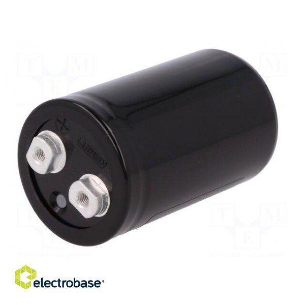 Capacitor: electrolytic | 33mF | 40VDC | Ø51x82mm | Pitch: 22.2mm | ±20% image 2