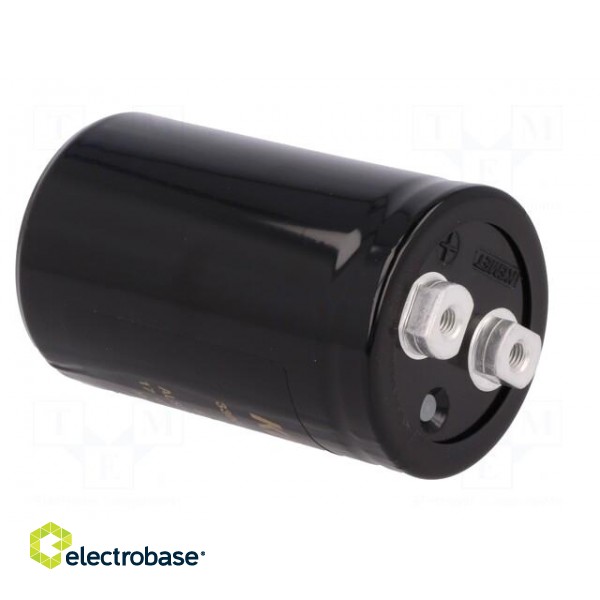 Capacitor: electrolytic | 33mF | 40VDC | Ø51x82mm | Pitch: 22.2mm | ±20% image 8
