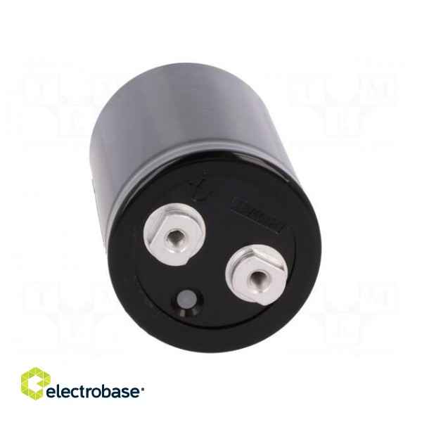 Capacitor: electrolytic | 33mF | 40VDC | Ø51x82mm | Pitch: 22.2mm | ±20% paveikslėlis 9