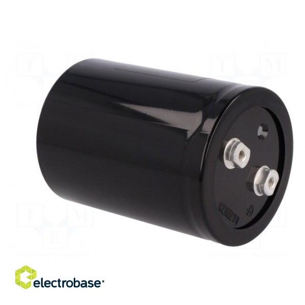 Capacitor: electrolytic | 3.3mF | 450VDC | Ø77x105mm | Pitch: 31.8mm фото 4