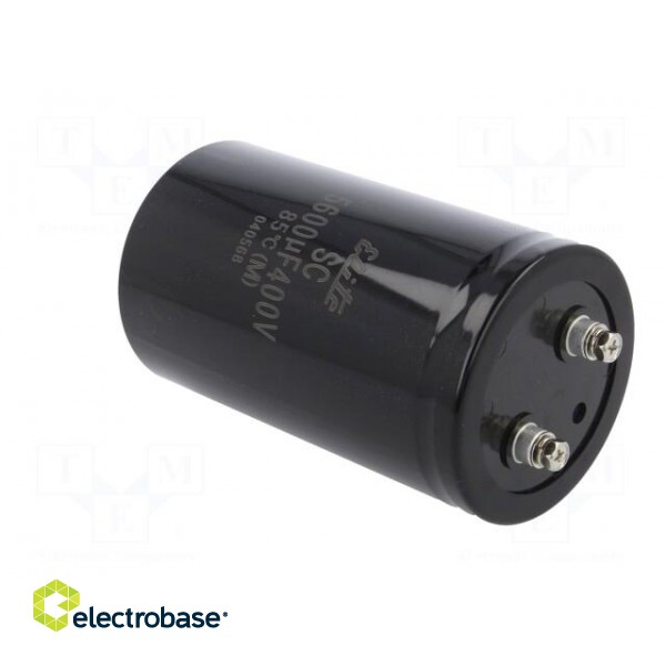 Capacitor: electrolytic | 5600uF | 400VDC | ±20% | M5 | 2000h | -25÷85°C image 4