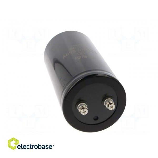 Capacitor: electrolytic | 8200uF | 350VDC | ±20% | M5 | 2000h | -25÷85°C paveikslėlis 5