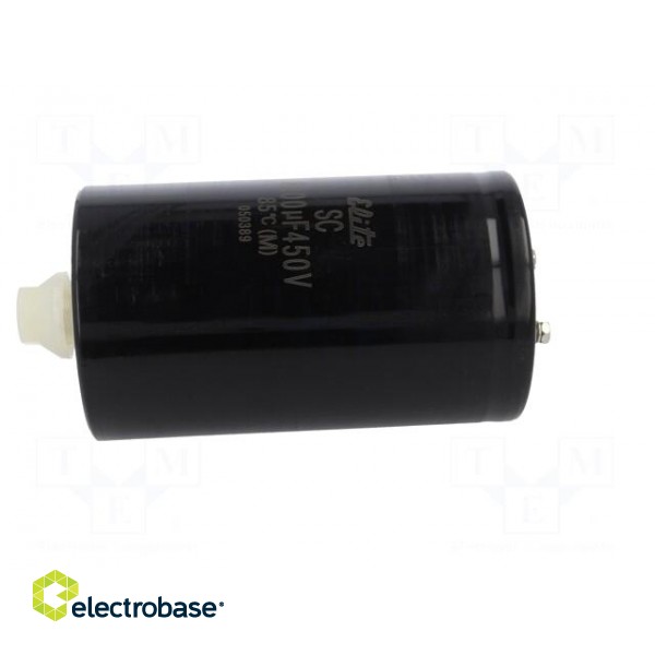 Capacitor: electrolytic | 8200uF | 450VDC | ±20% | M5 | 2000h | -25÷85°C image 3