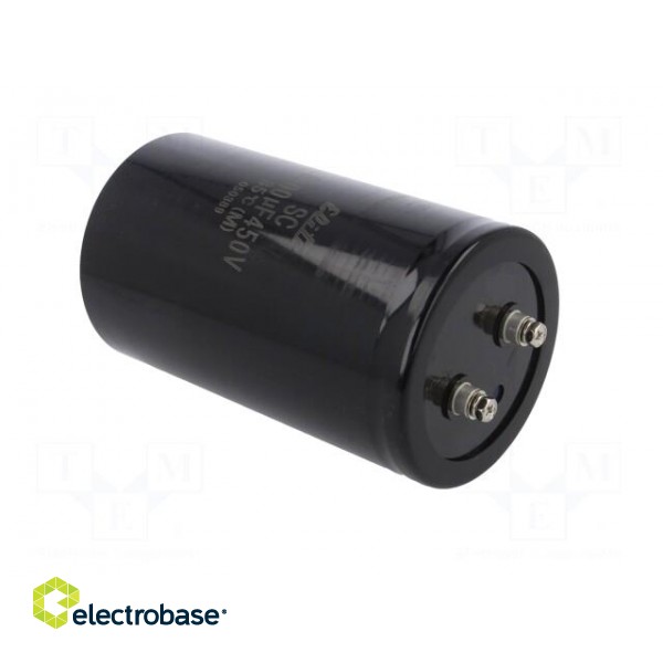 Capacitor: electrolytic | 8200uF | 450VDC | ±20% | M5 | 2000h | -25÷85°C image 4