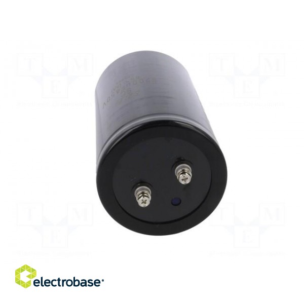 Capacitor: electrolytic | 8200uF | 450VDC | ±20% | M5 | 2000h | -25÷85°C image 5