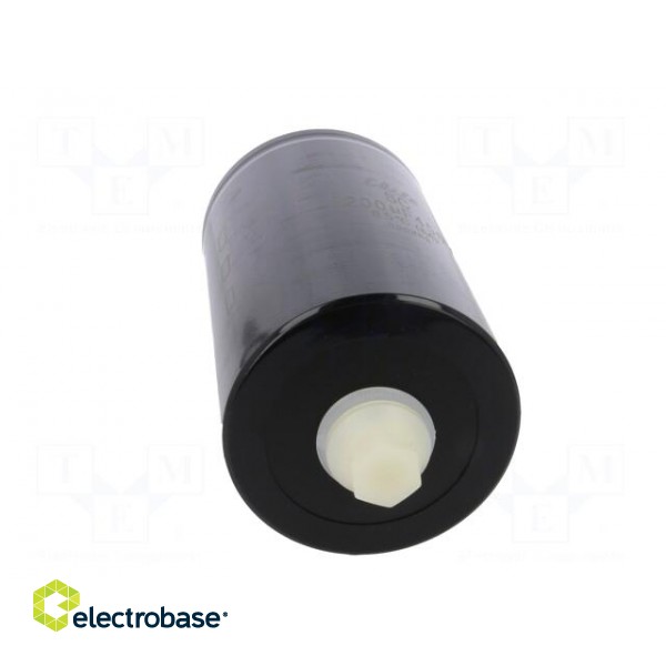 Capacitor: electrolytic | 8200uF | 450VDC | ±20% | M5 | 2000h | -25÷85°C image 9