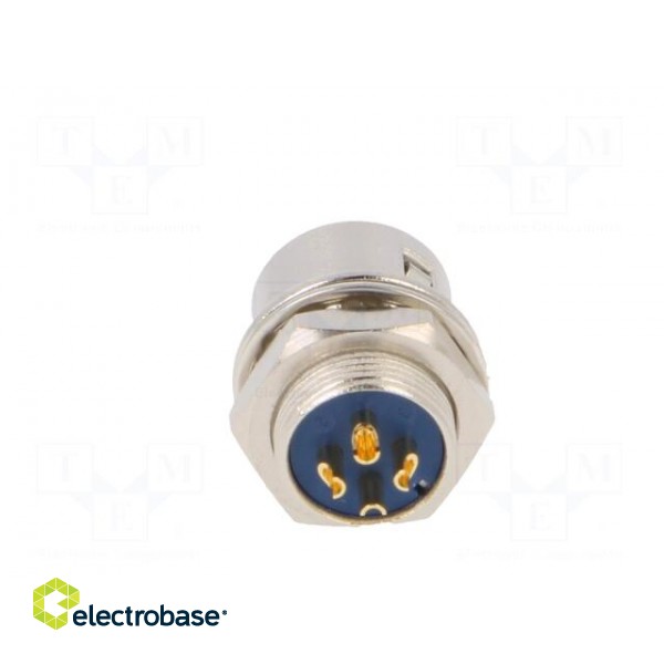 Connector: circular | HR10 | push-pull | socket | 2A | gold-plated | male paveikslėlis 5