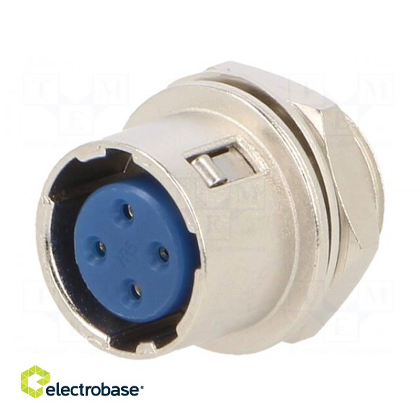 Connector: circular | HR10 | push-pull | socket | 2A | gold-plated paveikslėlis 1