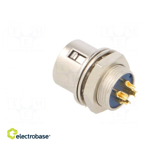 Connector: circular | HR10 | push-pull | socket | 2A | gold-plated paveikslėlis 4