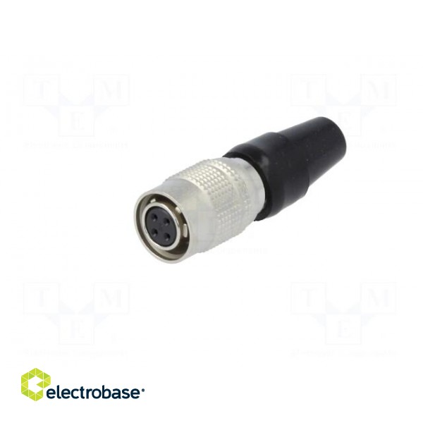 Connector: circular | HR10 | push-pull | plug | 2A | silver plated | 5mm image 2