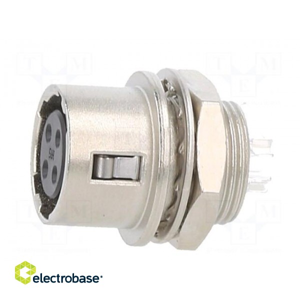 Connector: circular | HR10 | push-pull | socket | 2A | silver plated paveikslėlis 3